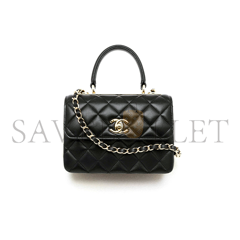 CHANEL MASTER MINI FLAP BAG WITH TOP HANDLE AS4654 (20*15*8cm)